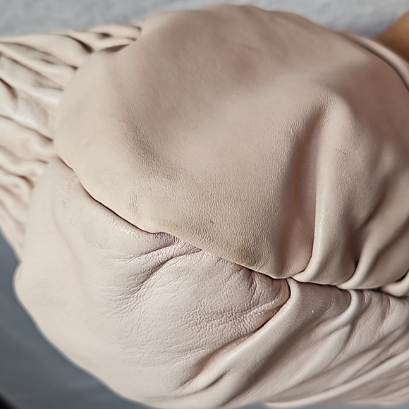 Prada nappa drapes lambskin handle tote bag - Picture 6 of 17